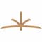 Ekena Millwork Davenport Timber Gable Bracket, Western Red Cedar, 72"W x 30"H x 1 1/2"D x 3 1/2"F, 10/12 Pitch GBW072X30X0204DAV00SWR - alternate 1